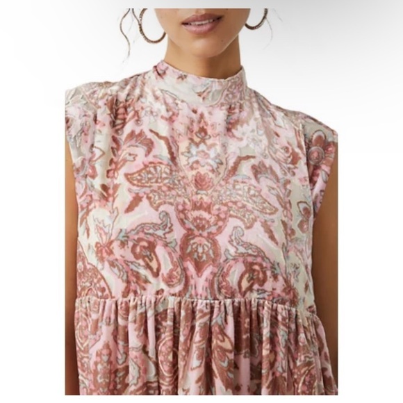 NWT FREE PEOPLE All the Time Velvet Mini Dress Sz L - Picture 5 of 16